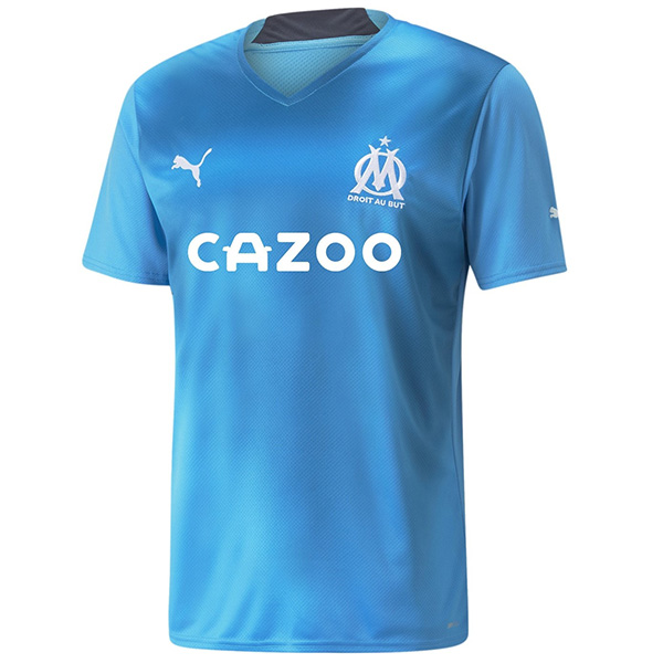Olympique de Marseille terza maglia da calcio kit da uomo terza uniforme da calcio uniforme da calcio maglia sportiva 2022-2023